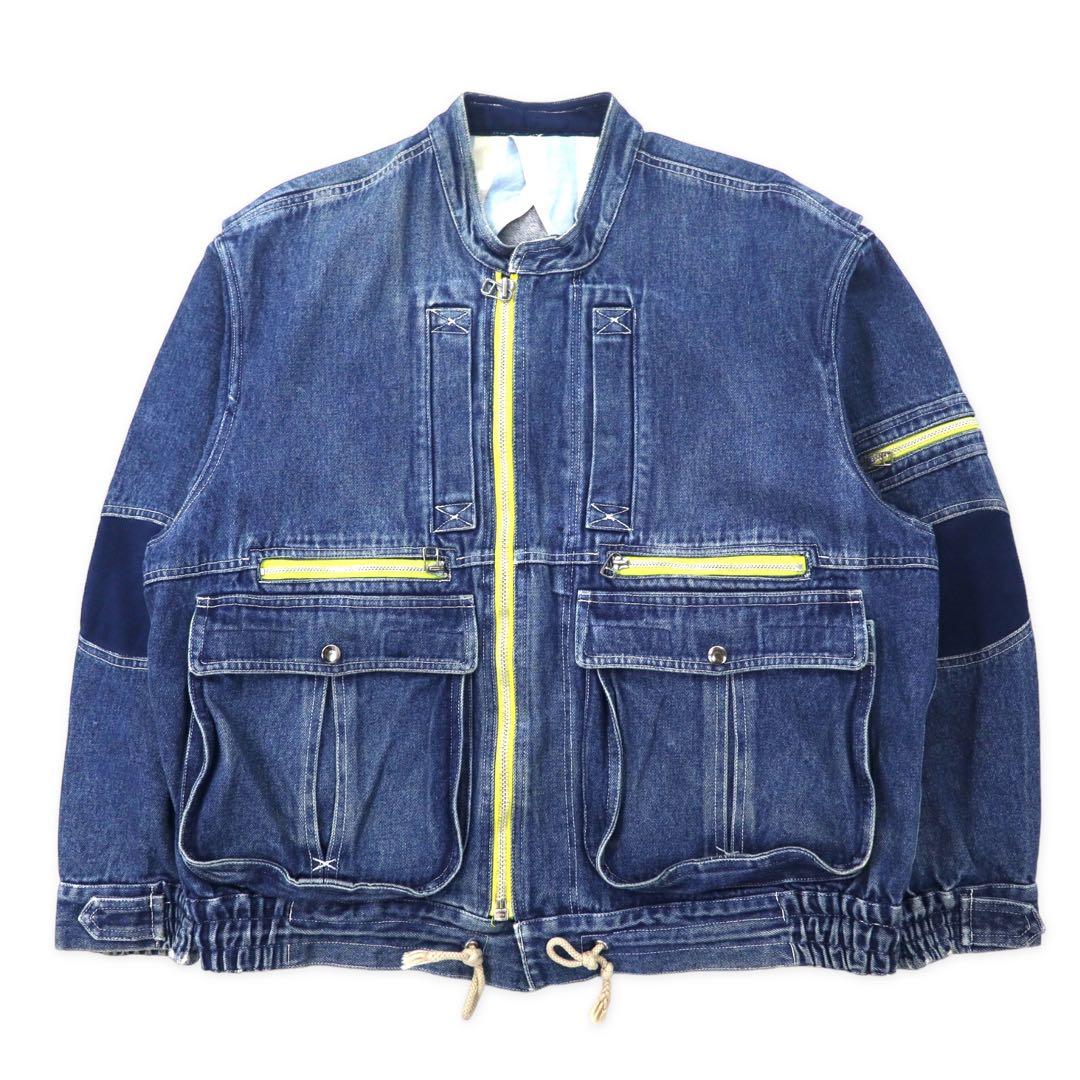 VARORAV Denim Bomber Jacket G Jean 3 Blue Cotton