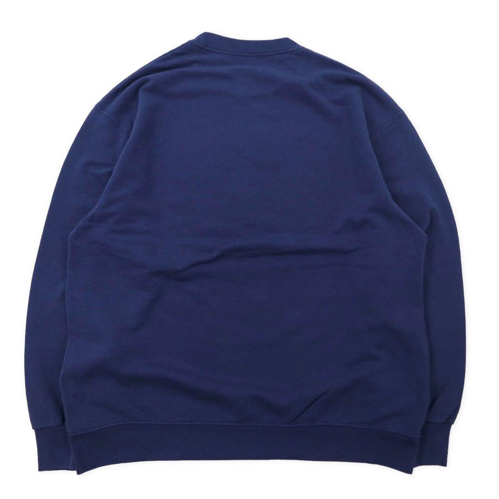 FRUIT OF THE LOOM カレッジ プリントスウェット L ネイビー コットン STEAM BOAT COLORADO