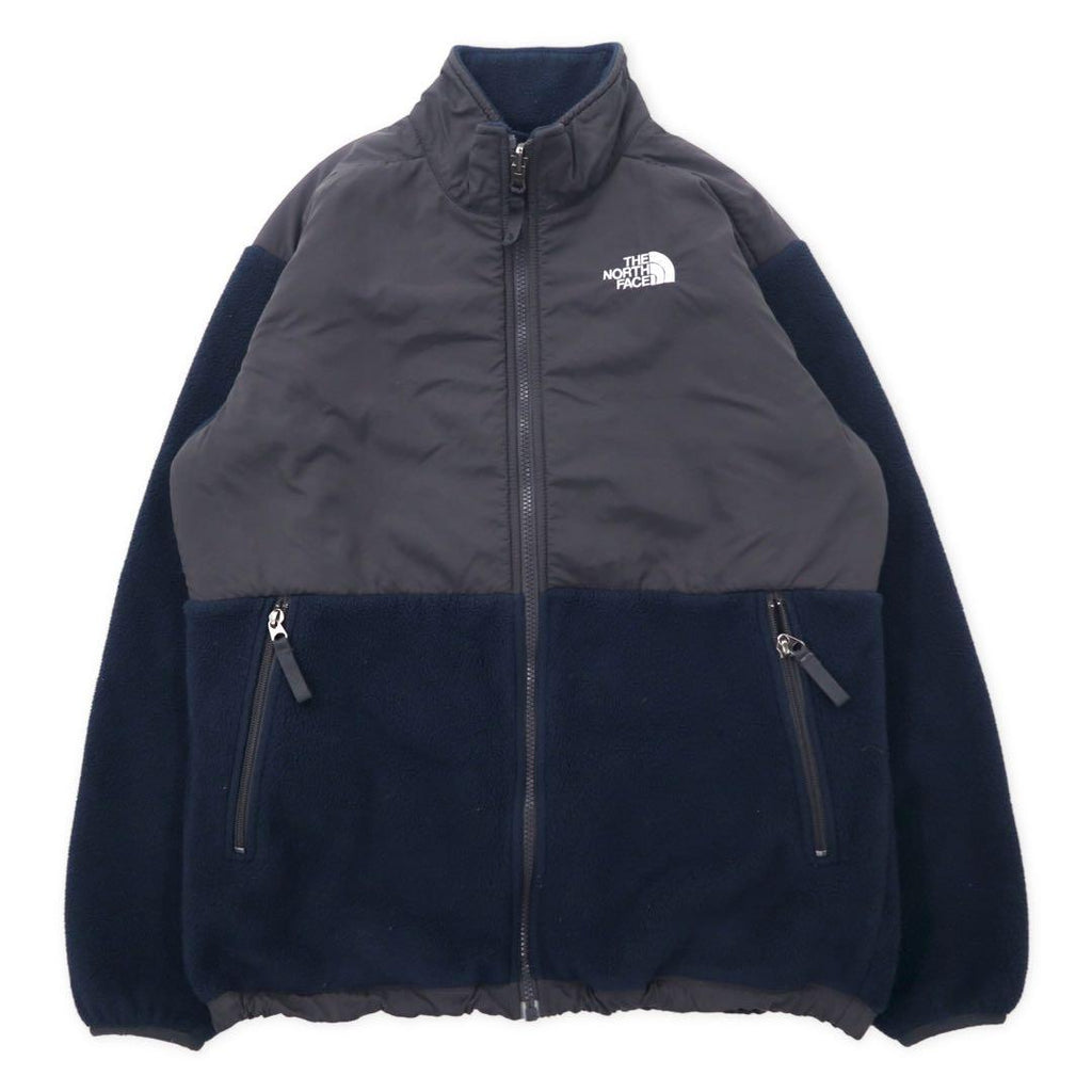 THE NORTH FACE Denali Jacket Fleece S Navy POLARTEC Polyester Logo Embroidery