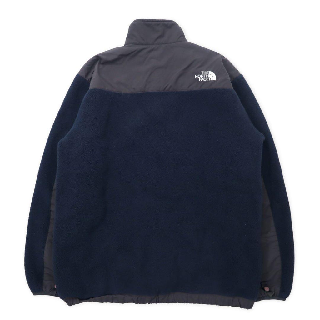 THE NORTH FACE Denali Jacket Fleece S Navy POLARTEC Polyester Logo Embroidery