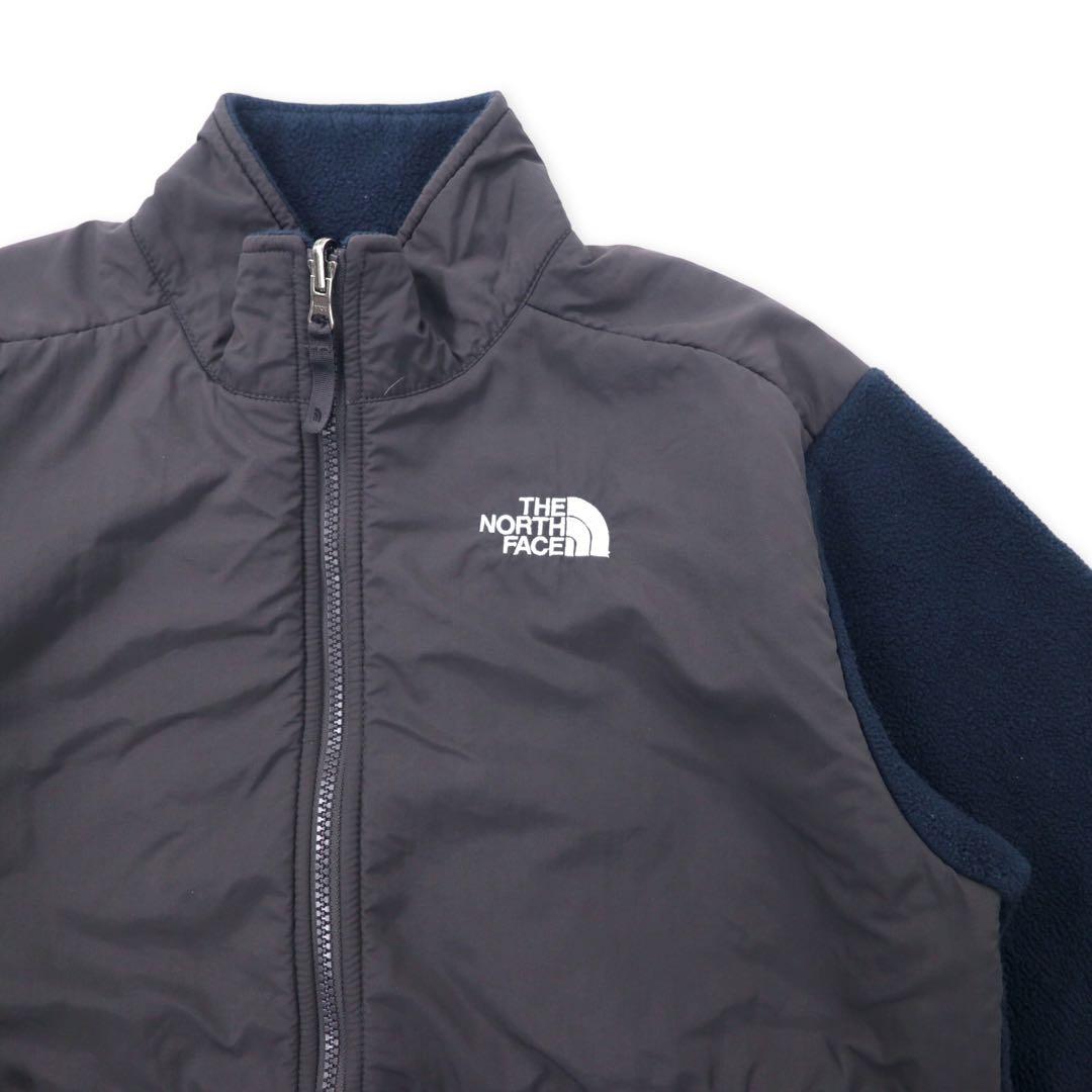 THE NORTH FACE Denali Jacket Fleece S Navy POLARTEC Polyester Logo Embroidery