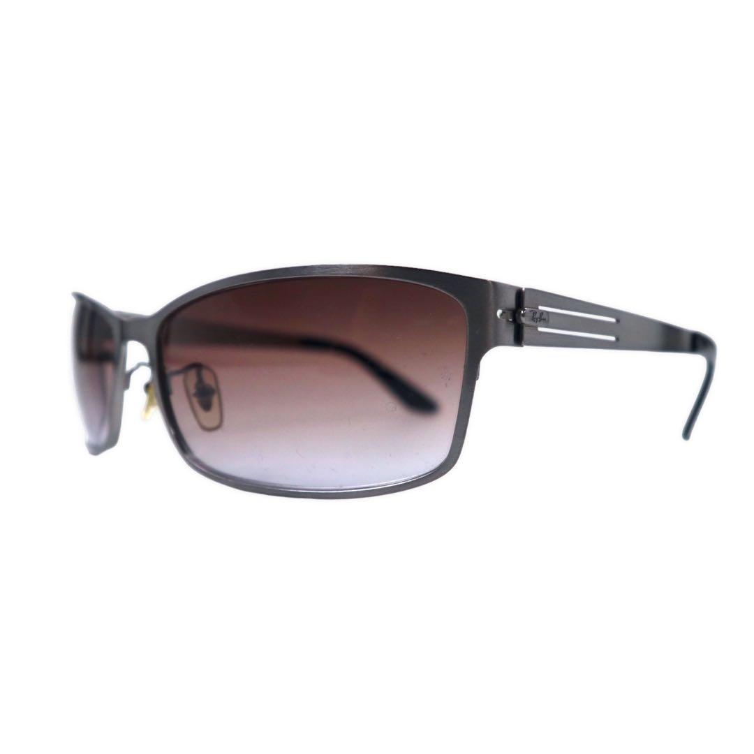 Ray-Ban Gunmetal Sunglasses, Black Silver Gradient Lens, RB3442 046/68 62-16 130 2N