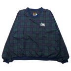 FORRESTER'S Piste Pullover Nylon Jacket XXL Green Tartan Plaid Black Watch W LODGE Embroidery Big Size