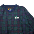 FORRESTER'S Piste Pullover Nylon Jacket XXL Green Tartan Plaid Black Watch W LODGE Embroidery Big Size