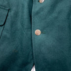 PENDLETON USA製 80年代 2B テーラードジャケット 42 グリーン ウール 飾りボタン