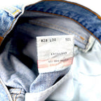 Levi's USA 90s 501 Denim Pants 28 Blue Paint Distressed