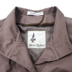 Misty Harbor USA製 90年代 レイヤード デザインコート 10 ベージュ ポリエステル 比翼