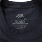 Ann Arbor プリントTシャツ XL ネイビー コットン 星条旗 Fire & Rescue アメリカ 消防士 Maltese Cross Firefighter Fire Courage Honor メキシコ製