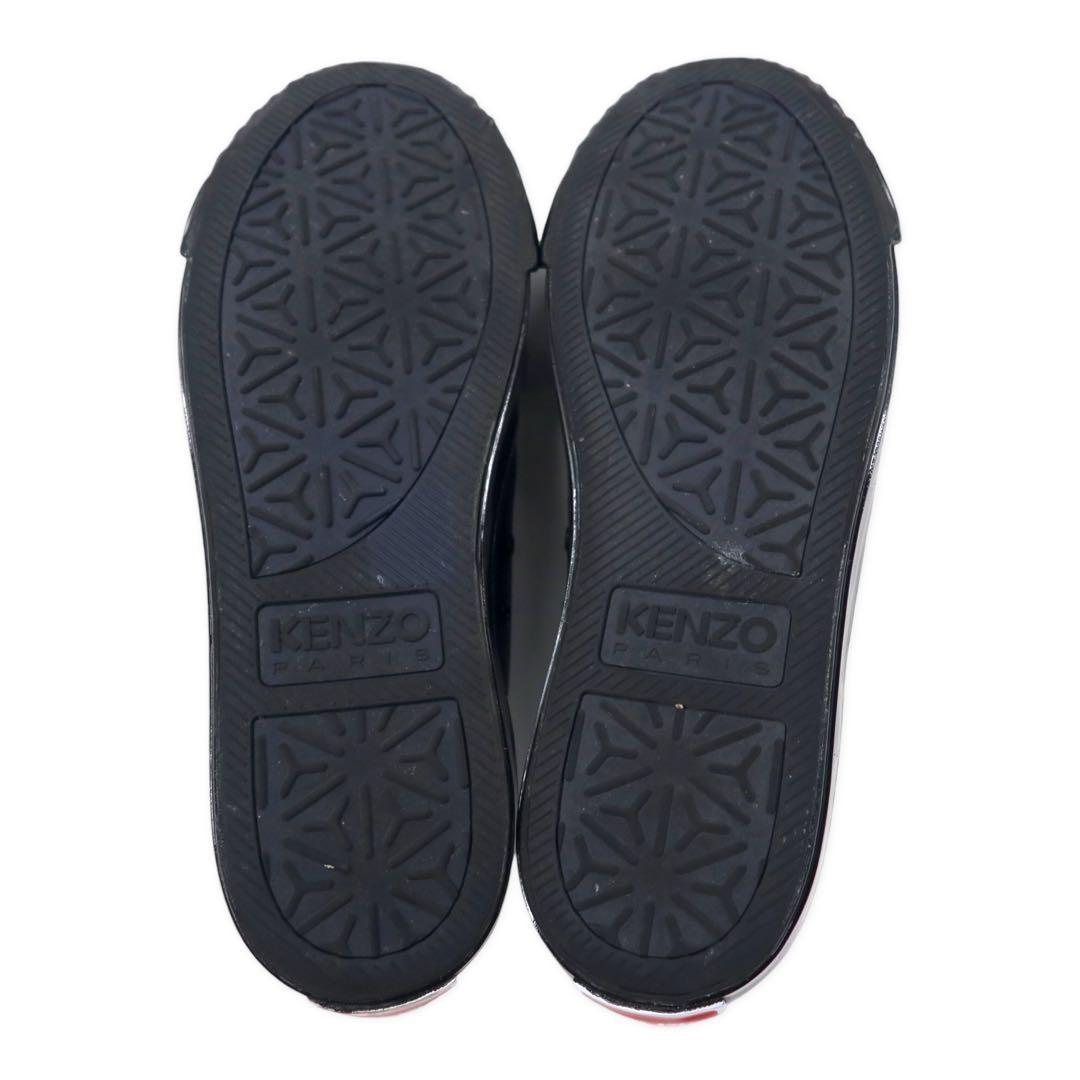 KENZO シェルトゥ レザースニーカー 27cm ブラック カーフレザー