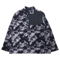 STARTER ハーフジップ フリースジャケット 3XL グレー ブラック カモフラ ポリエステル ビッグサイズ
