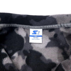 STARTER ハーフジップ フリースジャケット 3XL グレー ブラック カモフラ ポリエステル ビッグサイズ
