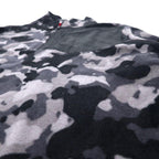 STARTER ハーフジップ フリースジャケット 3XL グレー ブラック カモフラ ポリエステル ビッグサイズ
