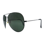 Ray-Ban USA 80s Bausch & Lomb Classic Metal Sunglasses Teardrop Black Double Bridge B&L Vintage