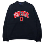 PRO PLAYER College Sweat L Black Cotton Brushed Back OHIO STATE Made in Mexico