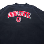 PRO PLAYER College Sweat L Black Cotton Brushed Back OHIO STATE Made in Mexico