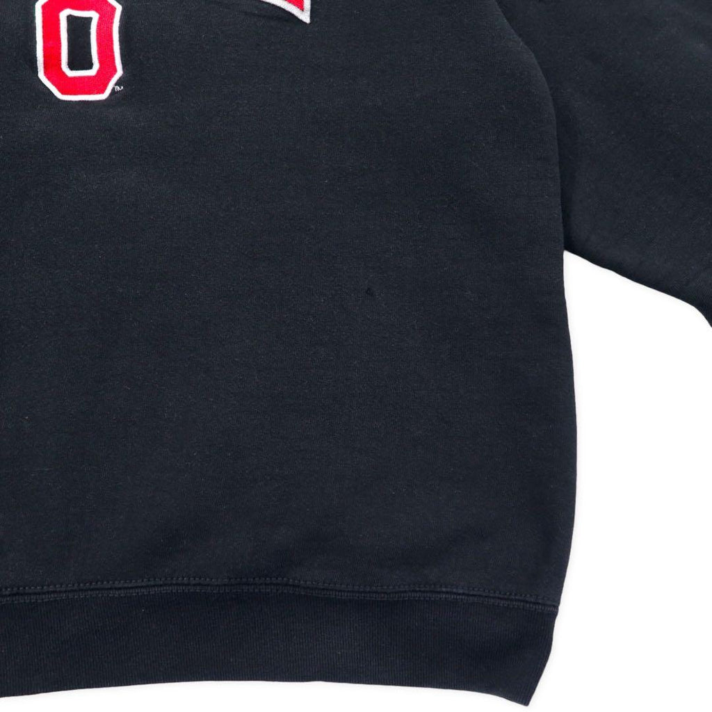 PRO PLAYER College Sweat L Black Cotton Brushed Back OHIO STATE Made in Mexico