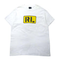 POLO JEANS CO. RALPH LAUREN USA 90's T-shirt L White Cotton RL Print Big Size