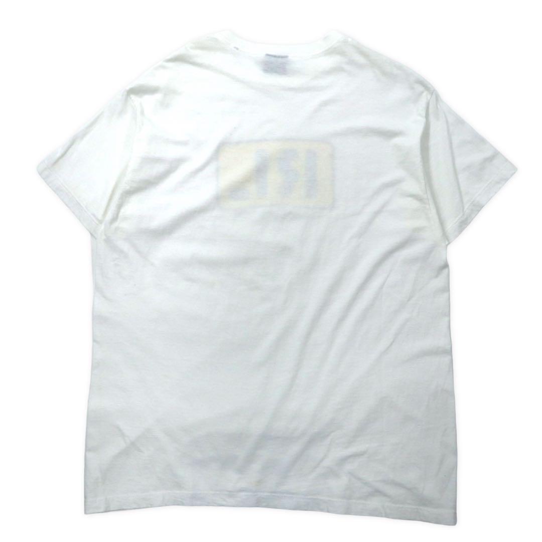 POLO JEANS CO. RALPH LAUREN USA 90's T-shirt L White Cotton RL Print Big Size