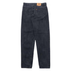 Made in USA Levi's 90's Tapered Black Denim Pants 550 Black 36 Orange Tab 40550-4159 Loose Fit