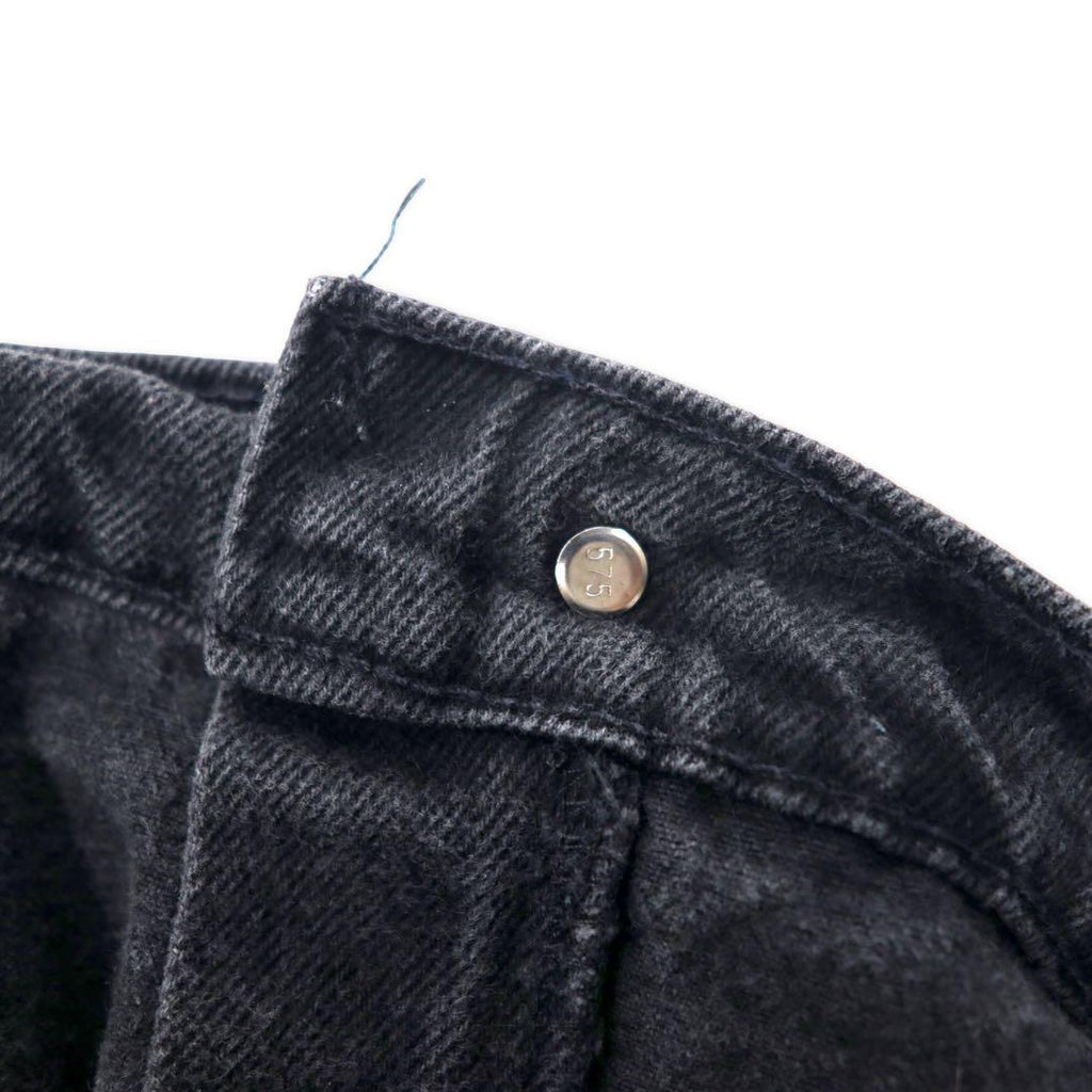Made in USA Levi's 90's Tapered Black Denim Pants 550 Black 36 Orange Tab 40550-4159 Loose Fit