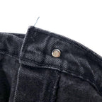Made in USA Levi's 90's Tapered Black Denim Pants 550 Black 36 Orange Tab 40550-4159 Loose Fit