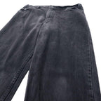 Made in USA Levi's 90's Tapered Black Denim Pants 550 Black 36 Orange Tab 40550-4159 Loose Fit