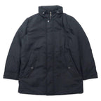 BURBERRY Shadow Check Down Jacket M Black Nova Check Hood Retractable BBN77-723-09