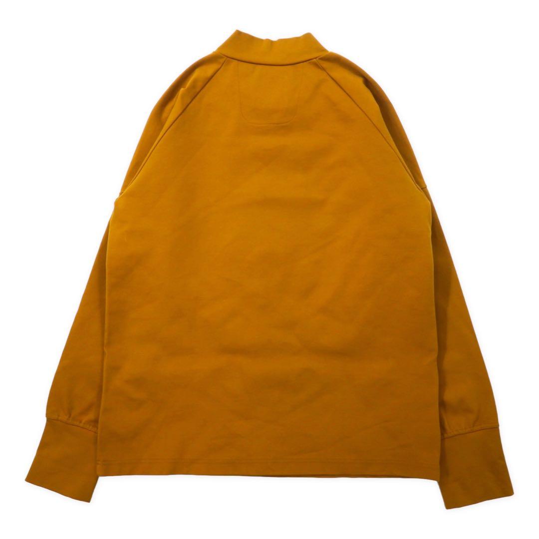 meanswhile High neck cut and sew L Double Jersey High-necked Rayon Yellow Made in Japan