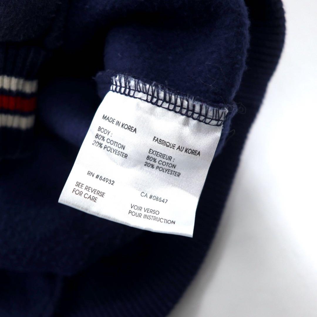 CCM CLASSICS Ribline Sweat XXL Navy Cotton Brushed Lining NHL BLUE JACKETS Big Size