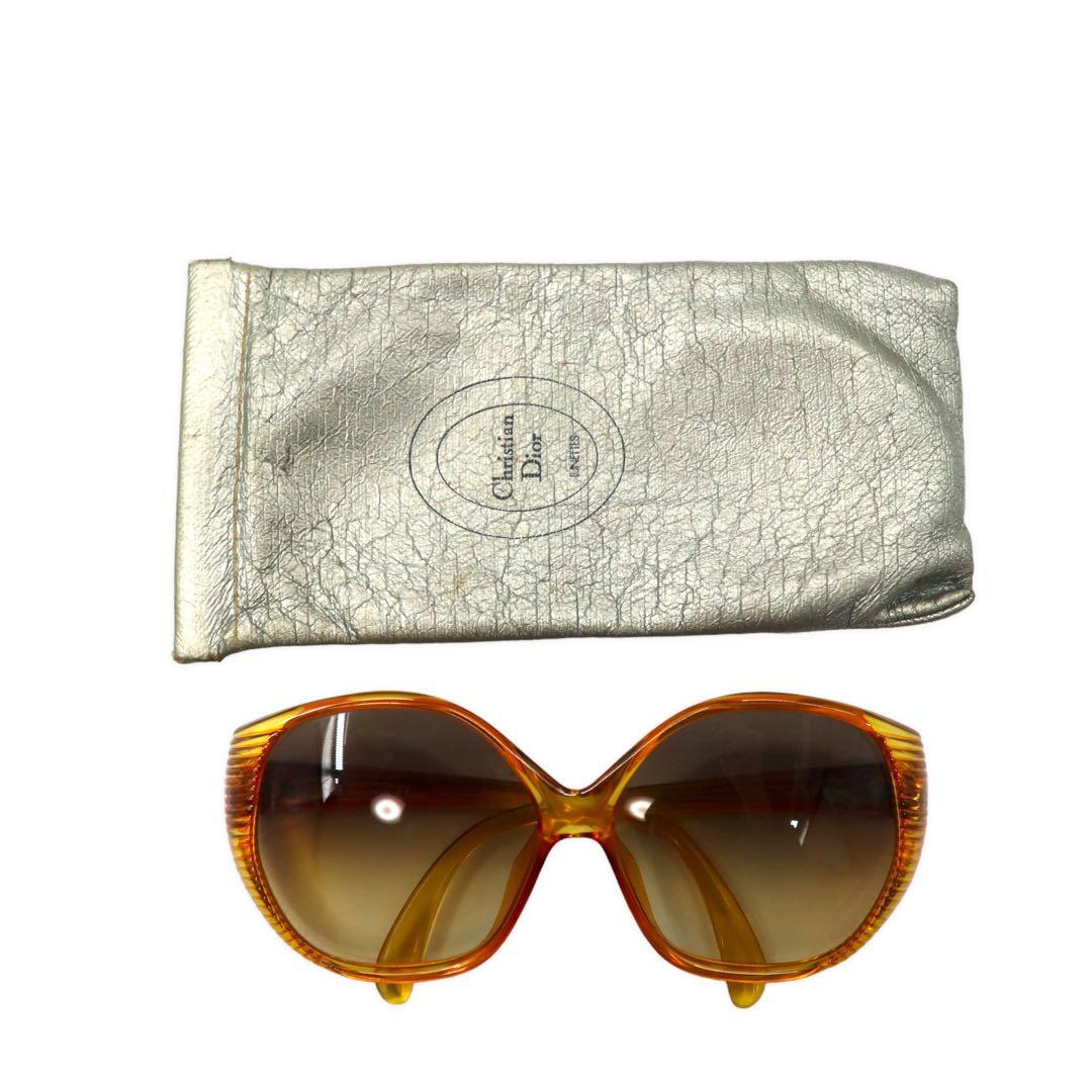 Christian Dior 80s Germany Vintage Sunglasses Yellow 2061 10 Old