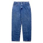Levi's USA Made 550 Wide Baggy Tapered Denim Pants 38 Blue Ice Wash 550-4891 Relaxed Fit RELAXED FIT
