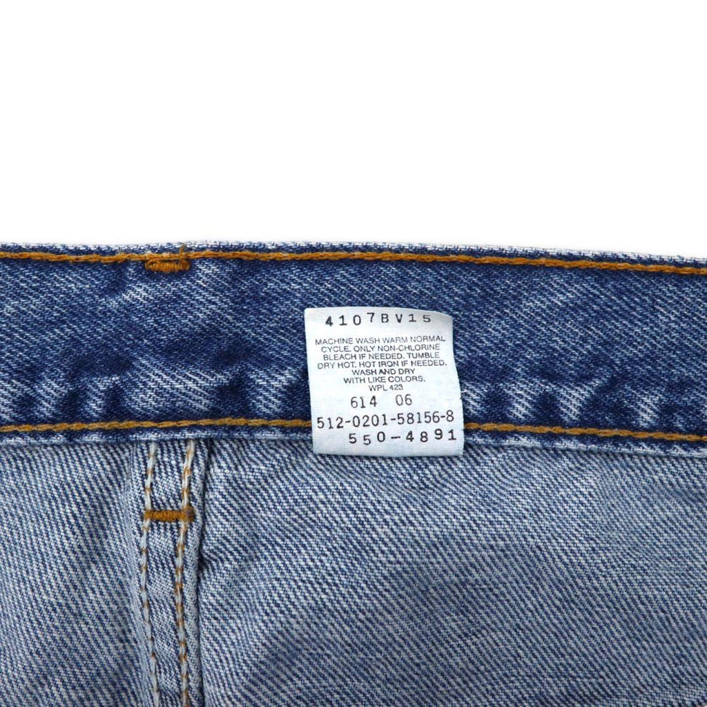 Levi's USA Made 550 Wide Baggy Tapered Denim Pants 38 Blue Ice Wash 550-4891 Relaxed Fit RELAXED FIT