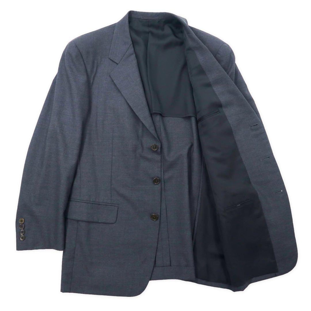 Paul Smith 3B Suit Setup L Gray Wool Two Tuck