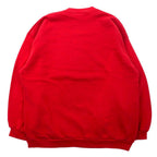 Lee SPORT Made in USA 90's College Print Sweatshirt 2XL Red Cotton Brushed Lining OHIO STATE BUCKEYES