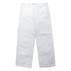 GOLDEN GOOSE DELUXE BRAND Made in Italy Wide Chino Pants S White Cotton