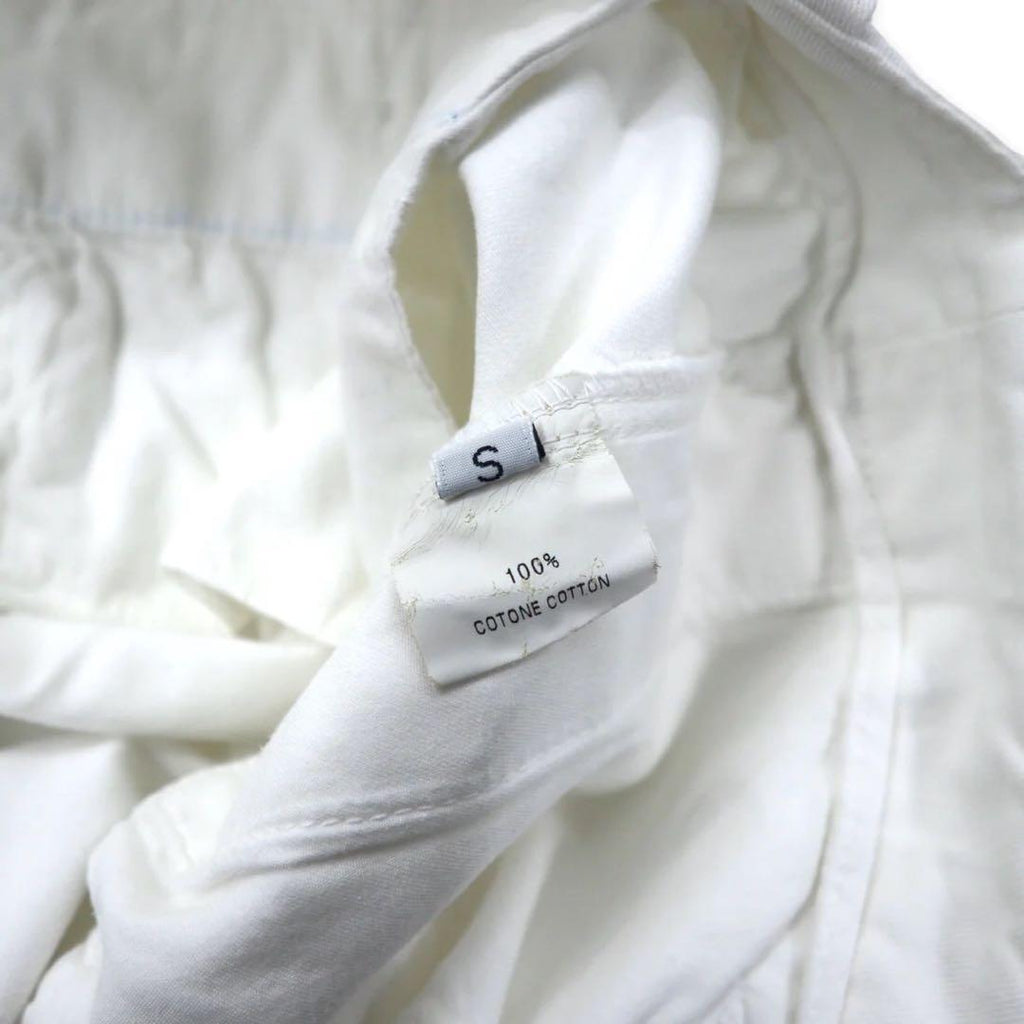 GOLDEN GOOSE DELUXE BRAND Made in Italy Wide Chino Pants S White Cotton