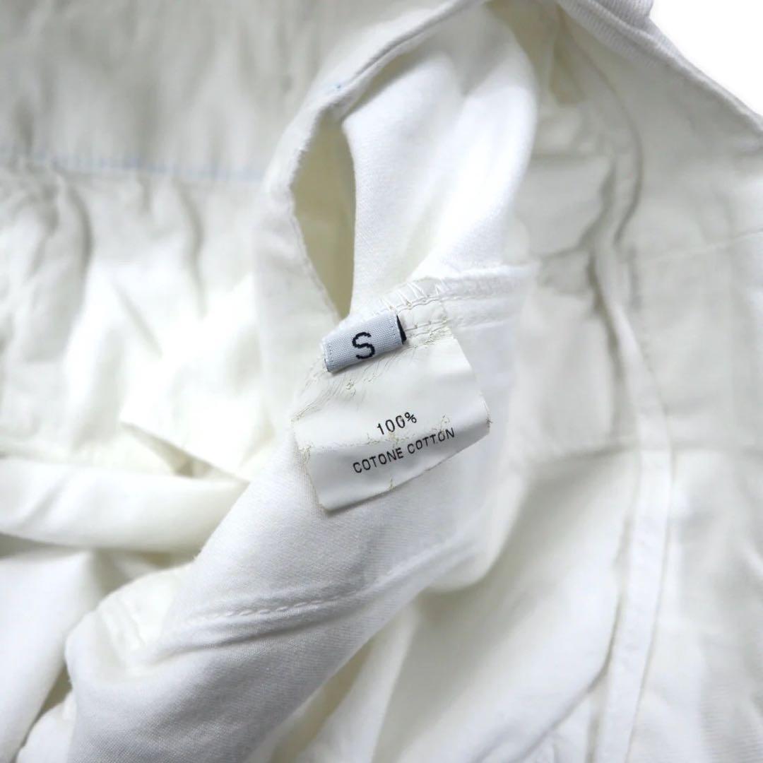 GOLDEN GOOSE DELUXE BRAND Made in Italy Wide Chino Pants S White Cotton
