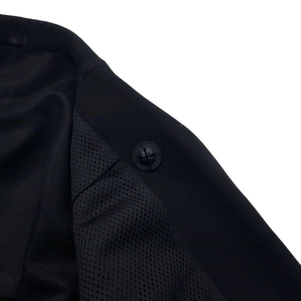 nano universe × Pearson 2B Suit Setup 46 Black Polyester Stretch Cycling Suit