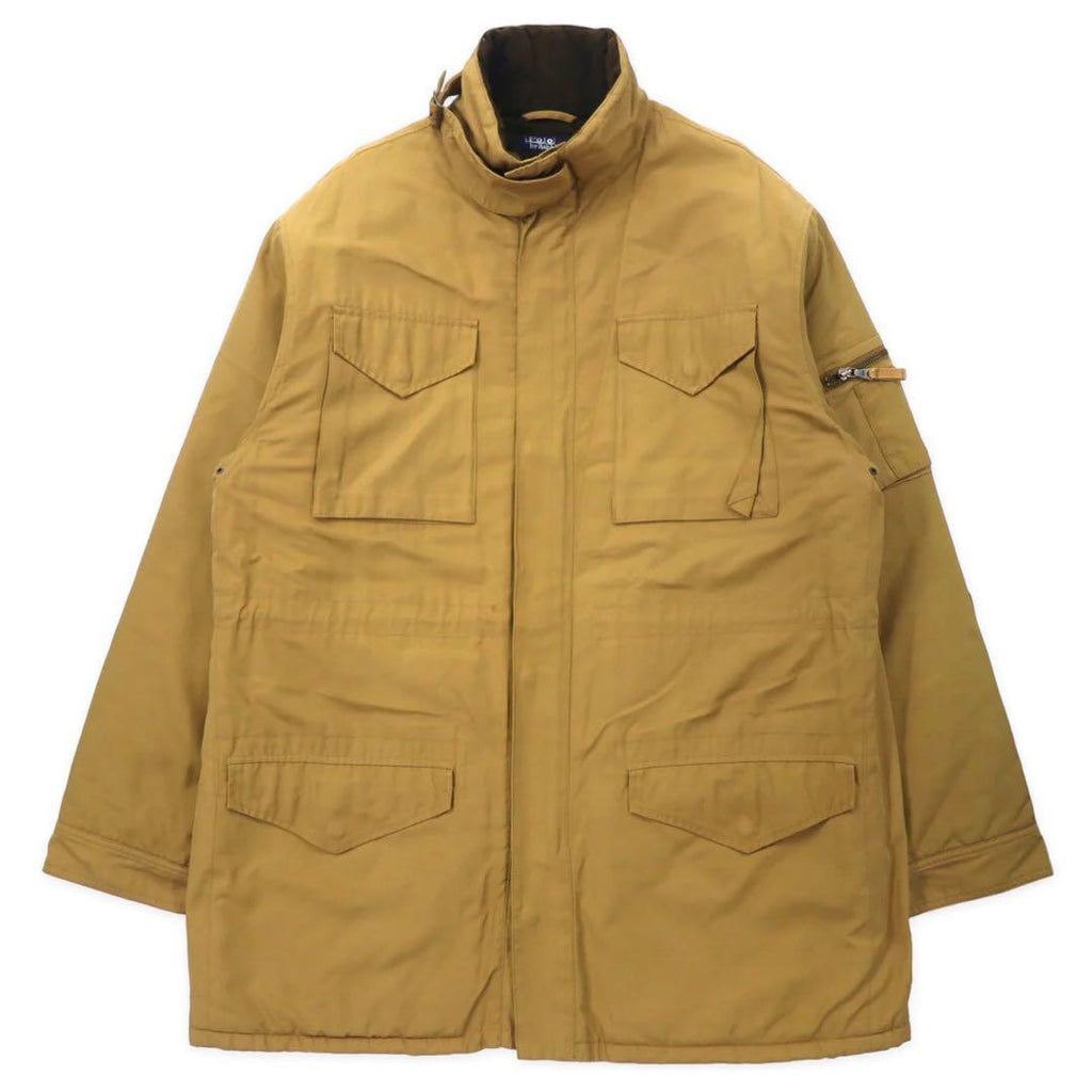 Polo by Ralph Lauren Field Jacket 3L Beige Cotton Nylon Quilted Liner Drawcord