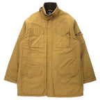 Polo by Ralph Lauren Field Jacket 3L Beige Cotton Nylon Quilted Liner Drawcord