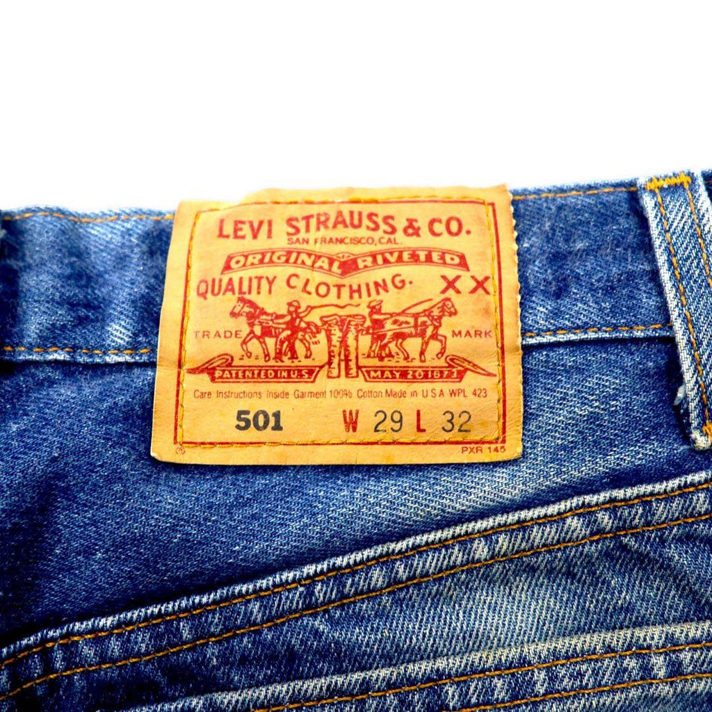 Levi's USA製 90年代 501 デニムパンツ 29 ブルー ボタン裏522