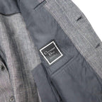 Christian Dior MONSIEUR リネン 2B テーラードジャケット M グレー コットン オールド