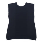 Y's for living Ensemble Lace Switch Rayon Knit Cardigan Sleeveless Top FREE Black