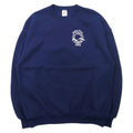 JERZEES Made in USA 90's Printed Sweatshirt XL Navy Cotton Brushed Back BAY COUNTY FLORIDA