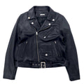 FREAK'S STORE Double Riders Jacket S Black Sheep Leather Lamb Leather Shearling Collar Detachable IDEAL Zip