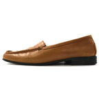 CELINE slip-on loafers 22cm beige leather made in Italy