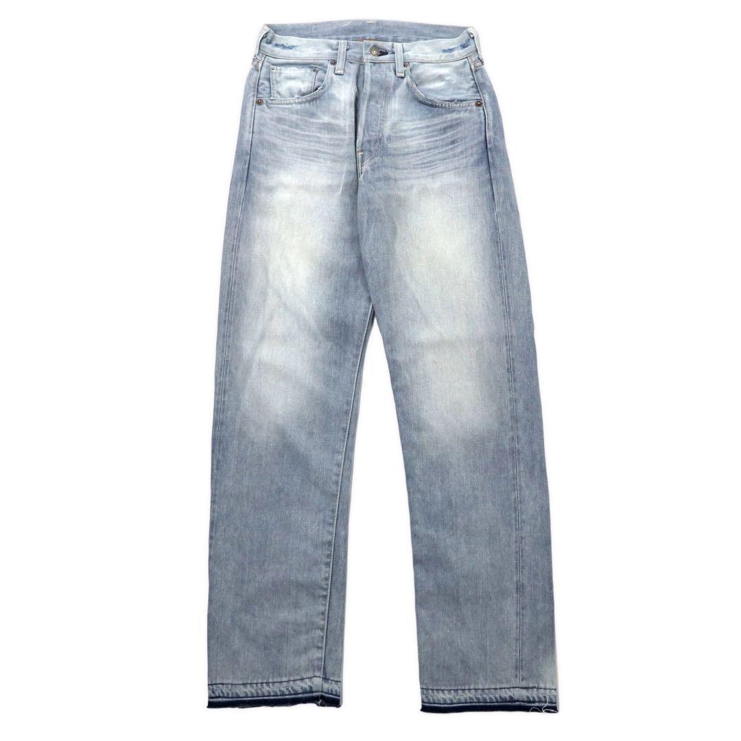 LVC (LEVI'S VINTAGE CLOTHING) 1966 Reprint 501 Denim Pants 30 Blue Ice Wash Big E Cutoff Selvedge 66501 Made in Japan