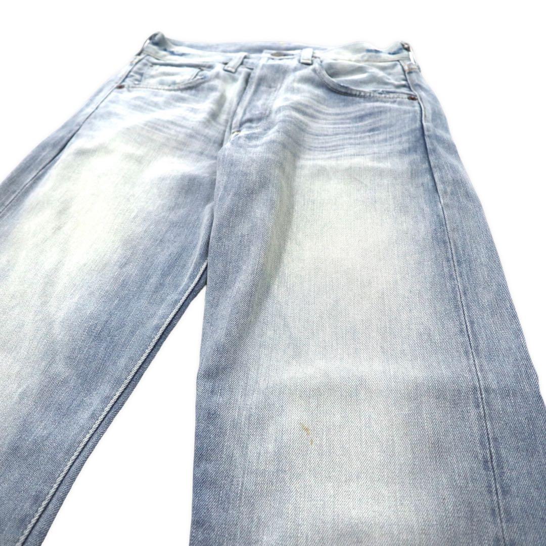 LVC (LEVI'S VINTAGE CLOTHING) 1966 Reprint 501 Denim Pants 30 Blue Ice Wash Big E Cutoff Selvedge 66501 Made in Japan