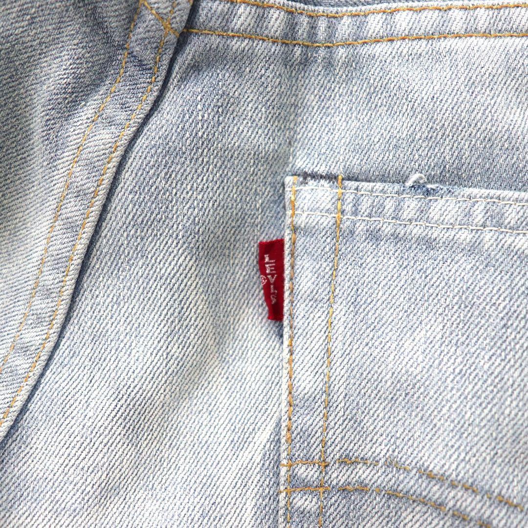 LVC (LEVI'S VINTAGE CLOTHING) 1966 Reprint 501 Denim Pants 30 Blue Ice Wash Big E Cutoff Selvedge 66501 Made in Japan