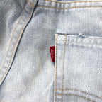 LVC (LEVI'S VINTAGE CLOTHING) 1966 Reprint 501 Denim Pants 30 Blue Ice Wash Big E Cutoff Selvedge 66501 Made in Japan